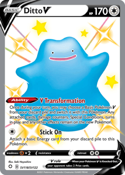 Ditto V Shining Fates Shiny Vault #SV118
