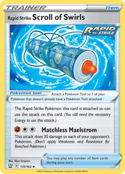 Rapid Strike Scroll of Swirls Battle Styles #131