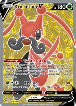 Kricketune V Battle Styles #142