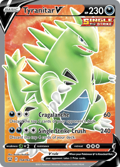 Tyranitar V Battle Styles #154