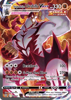 Single Strike Urshifu VMAX Battle Styles #168