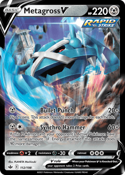 Metagross V Chilling Reign #112