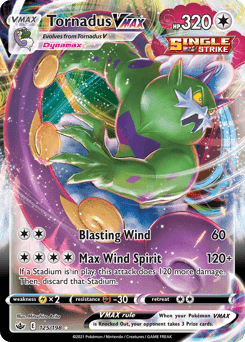 Tornadus VMAX Chilling Reign #125