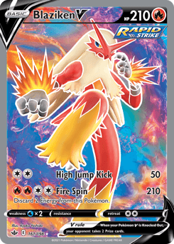 Blaziken V Chilling Reign #161