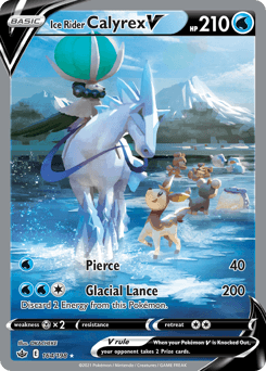 Ice Rider Calyrex V Chilling Reign #164