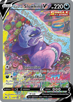 Galarian Slowking V Chilling Reign #179
