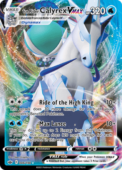 Ice Rider Calyrex VMAX Chilling Reign #46