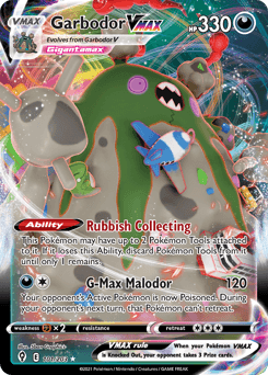 Garbodor VMAX Evolving Skies #101