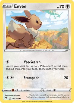 Eevee Evolving Skies #125