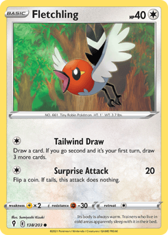 Fletchling Evolving Skies #138