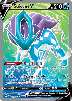Suicune V Evolving Skies #173