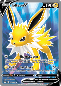 Jolteon V Evolving Skies #177