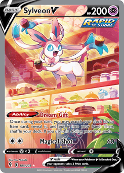 Sylveon V Evolving Skies #184