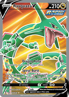 Rayquaza V Evolving Skies #193