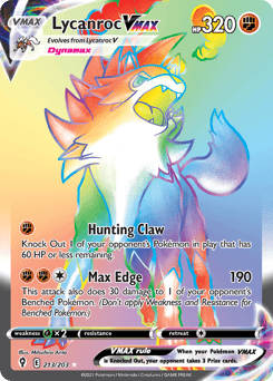 Lycanroc VMAX Evolving Skies #213