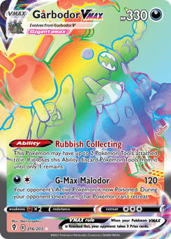 Garbodor VMAX Evolving Skies #216
