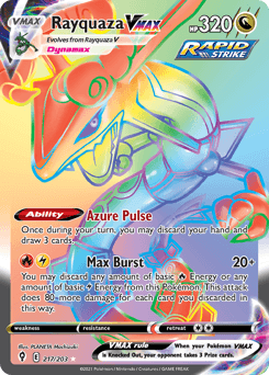 Rayquaza VMAX Evolving Skies #217