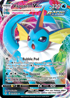 Vaporeon VMAX Evolving Skies #30