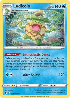 Ludicolo Evolving Skies #34