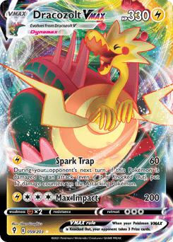 Dracozolt VMAX Evolving Skies #59