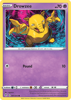 Drowzee Evolving Skies #61