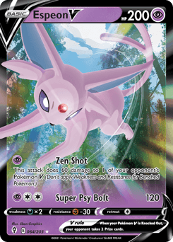 Espeon V Evolving Skies #64