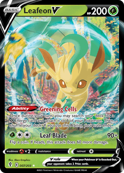 Leafeon V Evolving Skies #7
