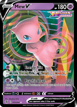 Mew V Fusion Strike #113