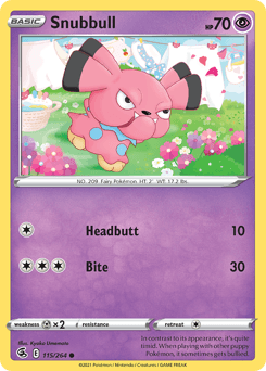 Snubbull Fusion Strike #115