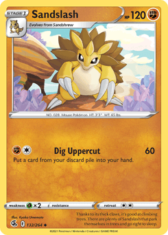 Sandslash Fusion Strike #132