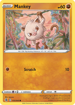 Mankey Fusion Strike #133