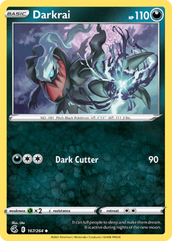 Darkrai Fusion Strike #167