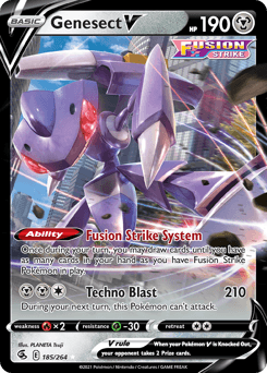 Genesect V Fusion Strike #185