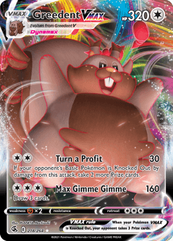Greedent VMAX Fusion Strike #218