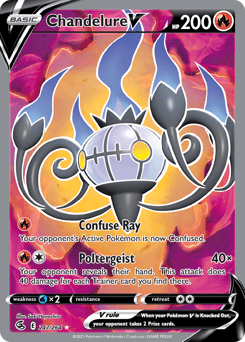 Chandelure V Fusion Strike #247