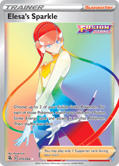 Elesa's Sparkle Fusion Strike #275