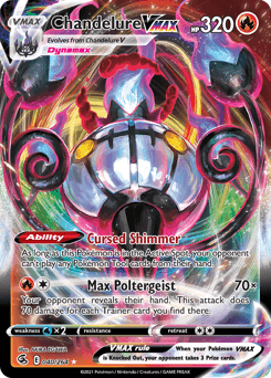 Chandelure VMAX Fusion Strike #40