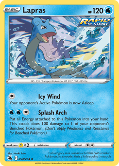 Lapras Fusion Strike #54