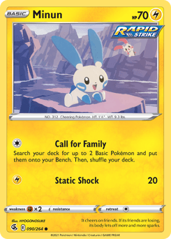 Minun Fusion Strike #90