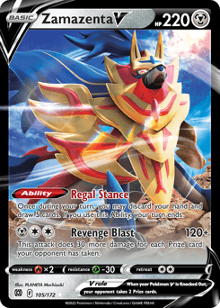 Zamazenta V Brilliant Stars #105