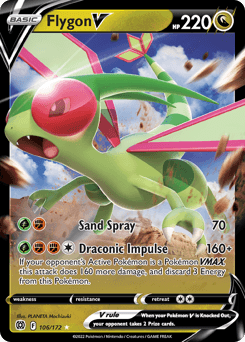 Flygon V Brilliant Stars #106