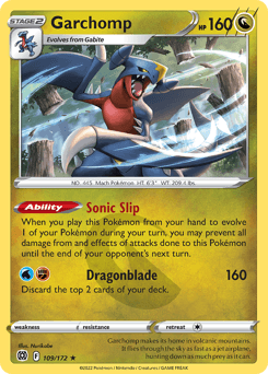 Garchomp Brilliant Stars #109