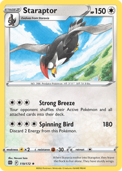 Staraptor Brilliant Stars #119