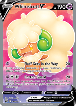 Whimsicott V Brilliant Stars #160