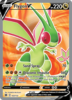 Flygon V Brilliant Stars #164