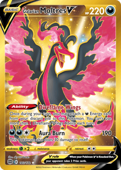 Galarian Moltres V Brilliant Stars #183
