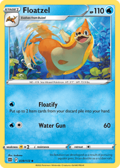 Floatzel Brilliant Stars #39