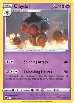 Claydol Brilliant Stars #59