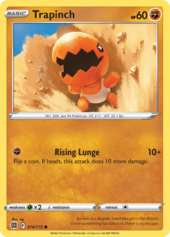 Trapinch Brilliant Stars #74