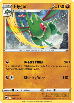 Flygon Brilliant Stars #76